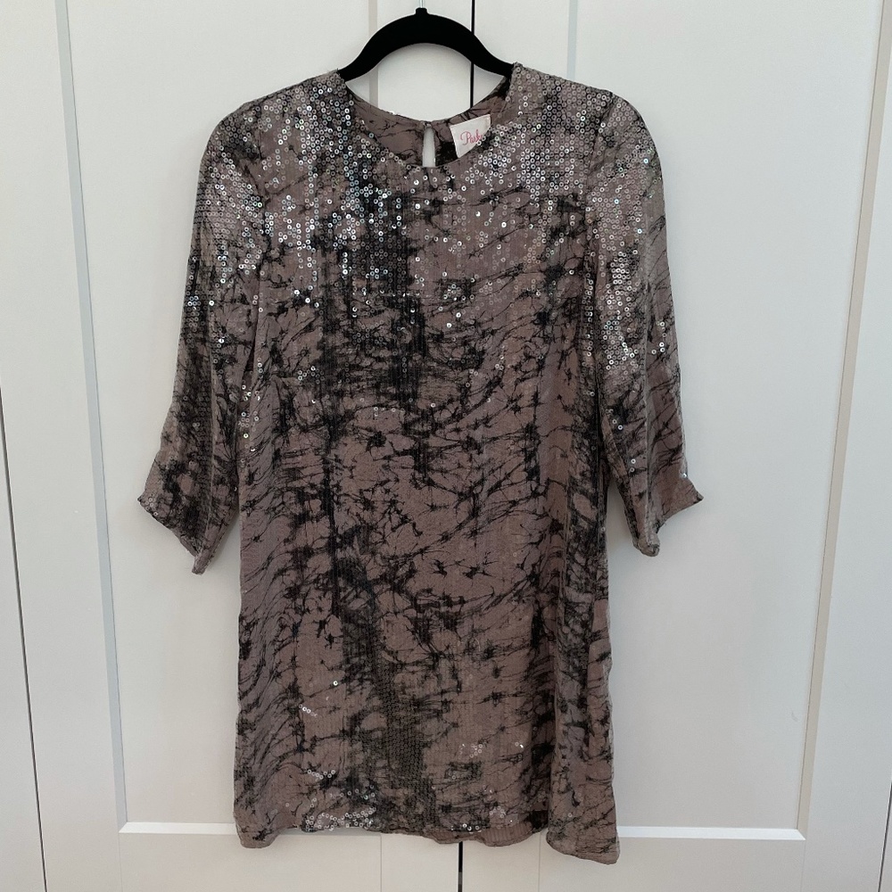 Parker Sequin Silk Mini Dress